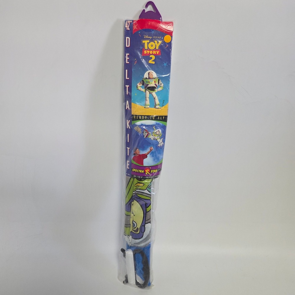 Disney 1999 Pixar Toy Story 2 Spectra Star Delta Kite Buzz Lightyear 42"